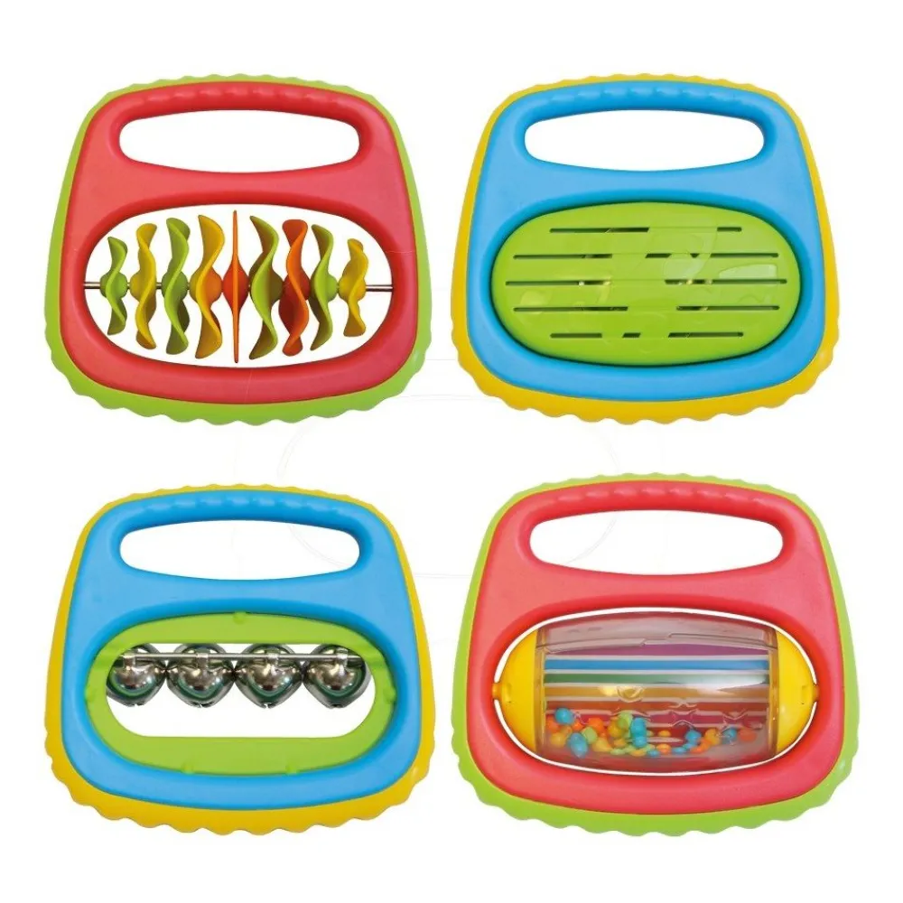 HOPTOYS Eveil & Experimentation Sensoriels<Hochets Musicaux Par 4