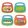 HOPTOYS Stimulation Auditive*Hochets Musicaux Par 4