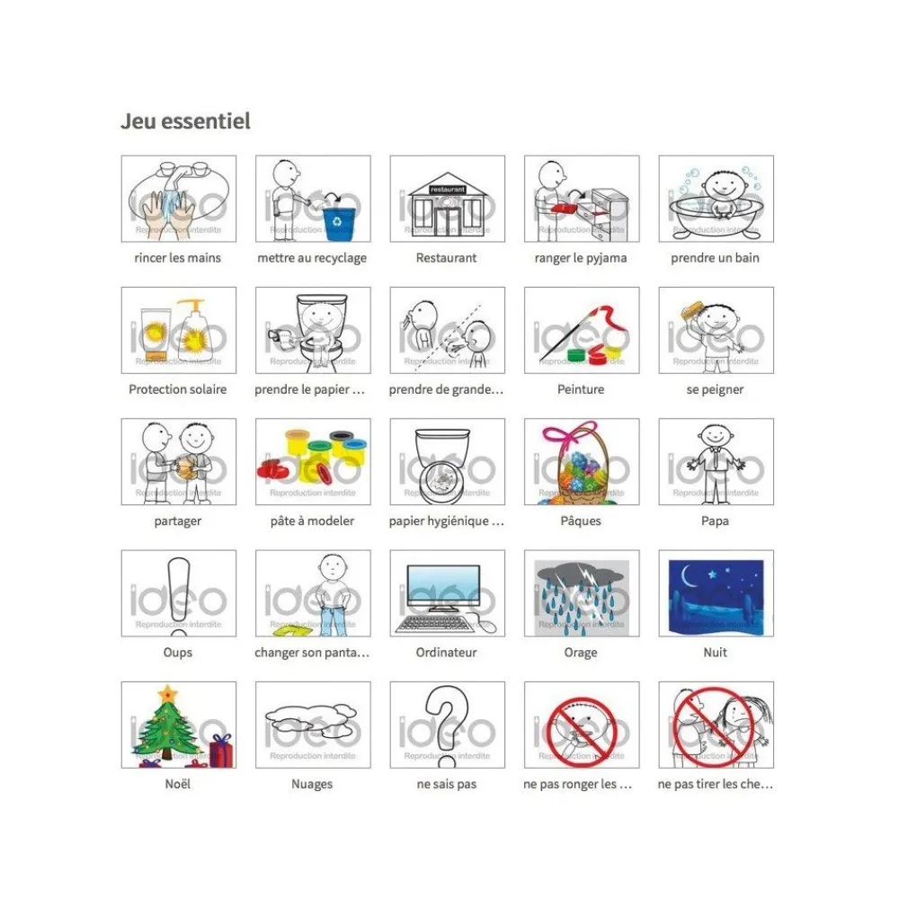 HOPTOYS Communication Alternative & Augmentee<Ideo - Jeu Essentiel