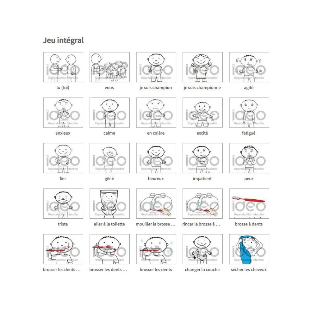 HOPTOYS Communication Alternative & Augmentee<Ideo - Jeu Integral