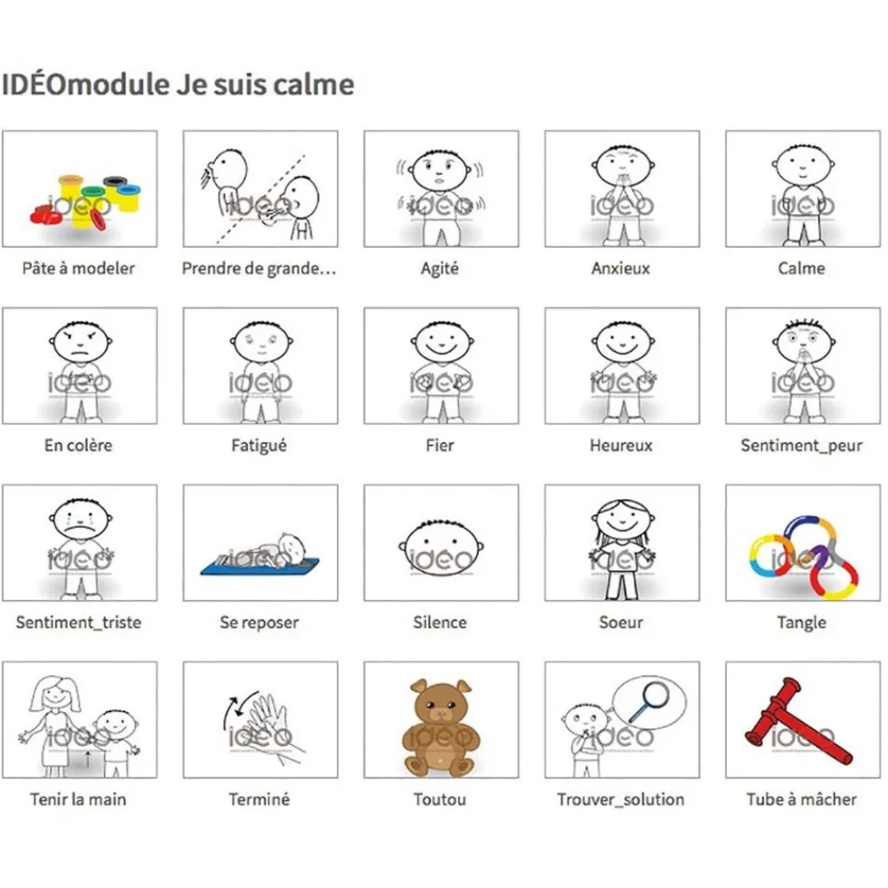 HOPTOYS Habiletés Sociales & Émotions*Ideomodule - Je Suis Calme