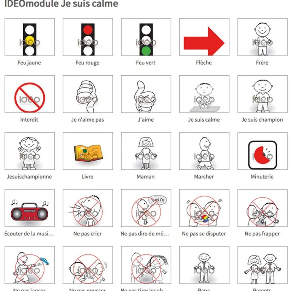HOPTOYS Aides Alternatives A La Communication<Ideomodule - Je Suis Calme