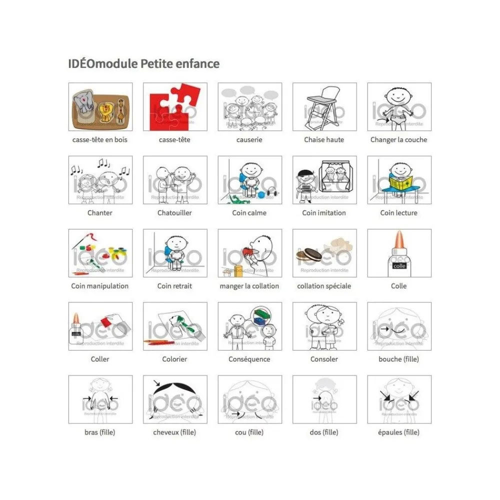 HOPTOYS Routines & Supports D'Affichage*Ideomodule - Petite Enfance