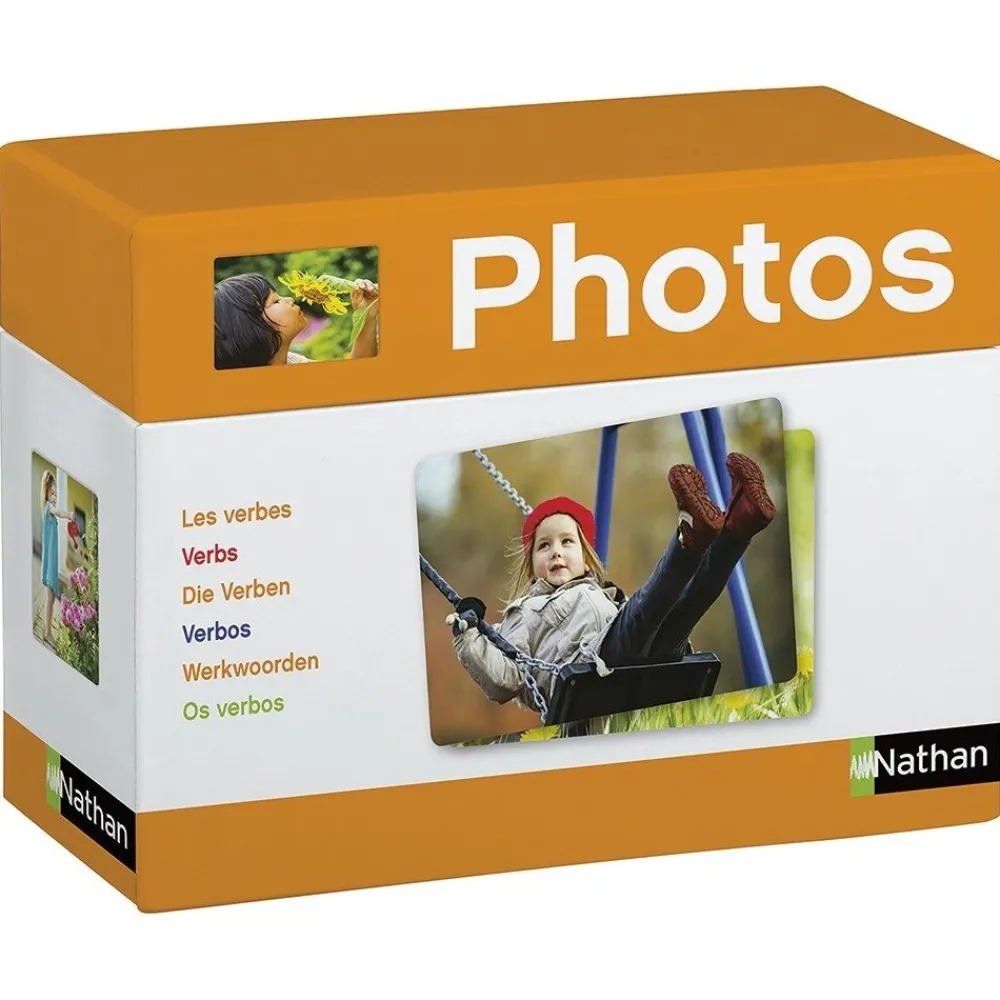 HOPTOYS Lexique, Imagerie, Langage Oral<Imagier Photos - Les Verbes