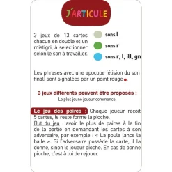HOPTOYS Perception Visuelle & Auditive<J'Articule Les Sons R-L-Ill-Gn