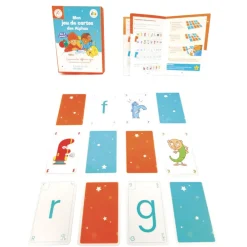 HOPTOYS Préparation À La Lecture<Je Joue Aux Cartes Avec Les Alphas