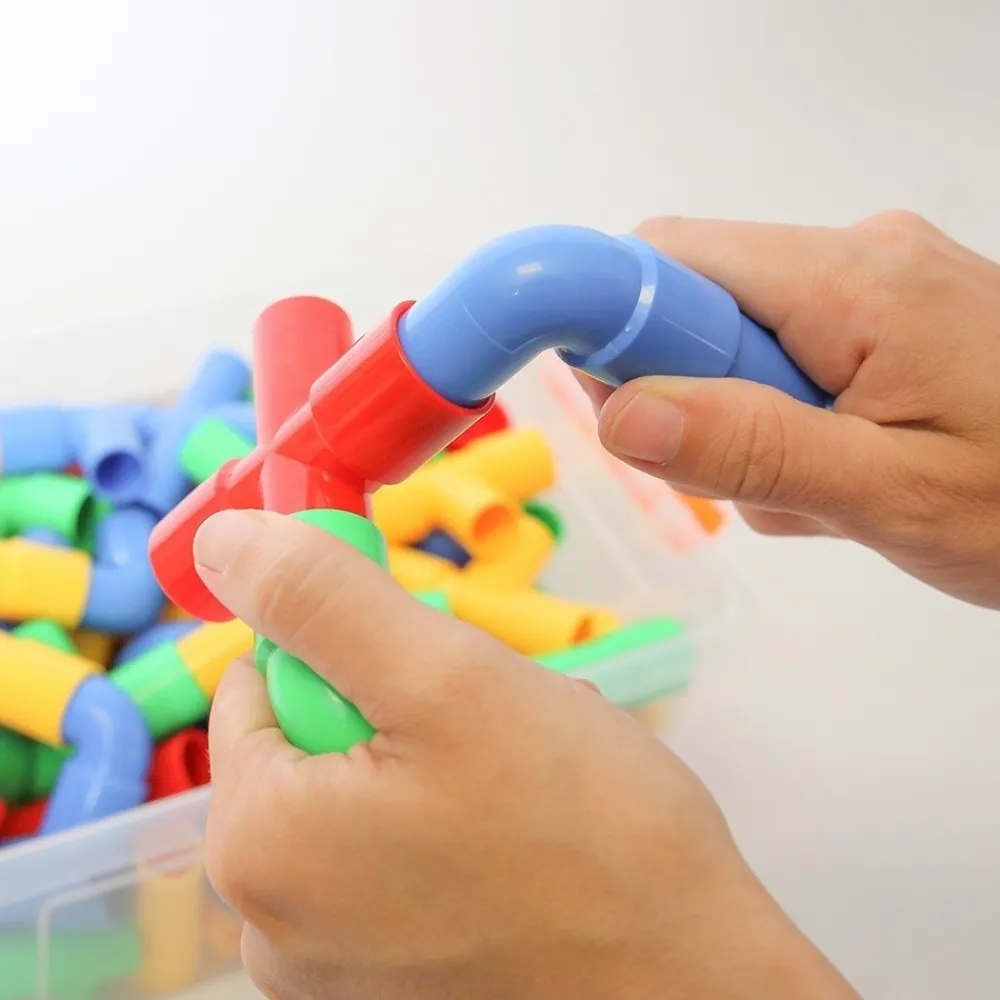 HOPTOYS Les Praxies<Jeu De Construction Tubes