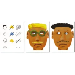 HOPTOYS Jeux De Logique, Casse-Têtes*Jeu Des Portraits