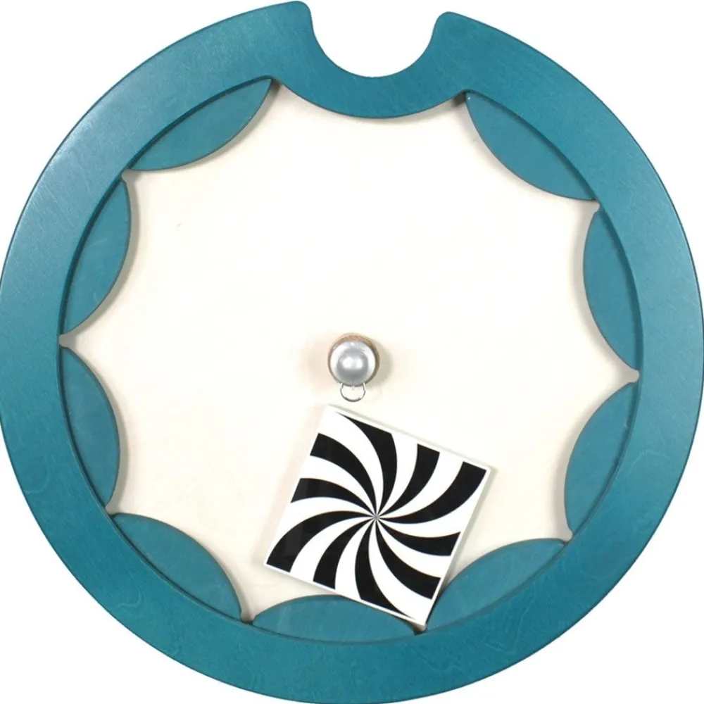 HOPTOYS Stimulation Sensorielle<Jeu Mural Carre Roulant - Bleu