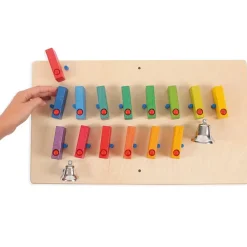 HOPTOYS Stimulation Sensorielle<Jeu Mural Dominos Avec Cloches