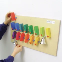 HOPTOYS Stimulation Sensorielle<Jeu Mural Dominos Avec Cloches