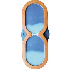 HOPTOYS Stimulation Sensorielle*Jeu Mural Sablier Sable De Verre - Orange