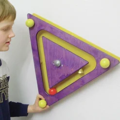 HOPTOYS Stimulation Sensorielle*Jeu Mural Triangle - Violet