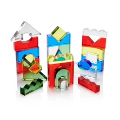 HOPTOYS Stimulation Sensorielle*Kit Cubes Acryliques Colores