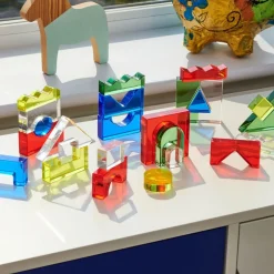 HOPTOYS Stimulation Sensorielle*Kit Cubes Acryliques Colores