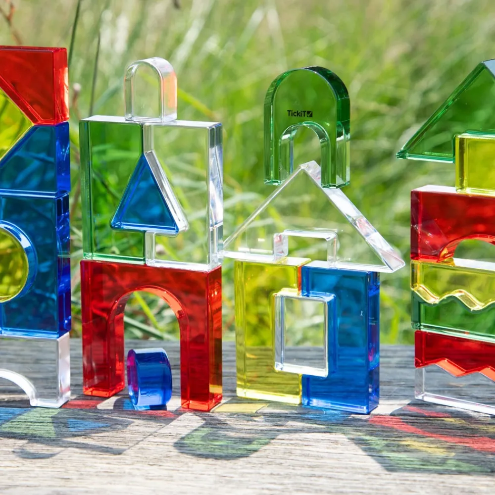 HOPTOYS Intégration Sensorielle<Kit Cubes Acryliques Colores