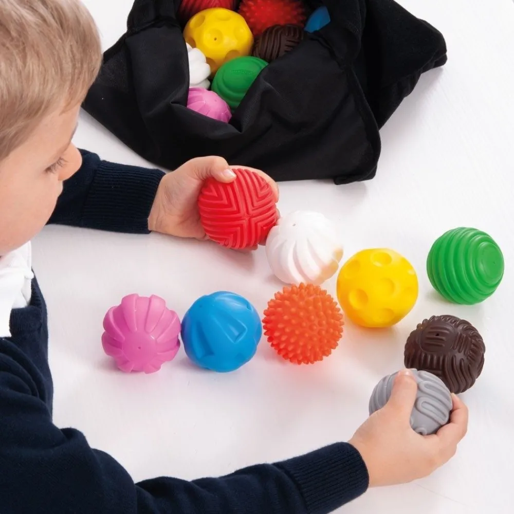 HOPTOYS Balles Sensorielles Adaptees*Kit De Decouverte Balles Sensorielles