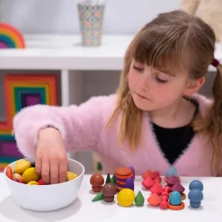 HOPTOYS Stimulation Sensorielle*Kit De Depart Tresors En Bois