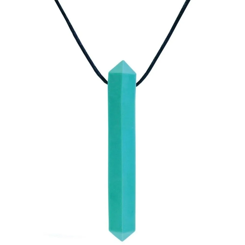 HOPTOYS Oralite Et Alimentation*Krypto-Bite - Collier De Mastication Pierre Precieuse