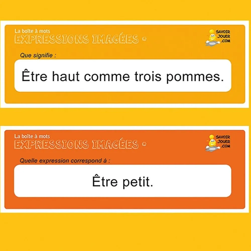 HOPTOYS Compréhension Orale & Ecrite<La Boite A Mots: Expressions Imagees