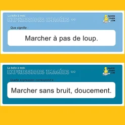 HOPTOYS Compréhension Orale & Ecrite<La Boite A Mots: Expressions Imagees