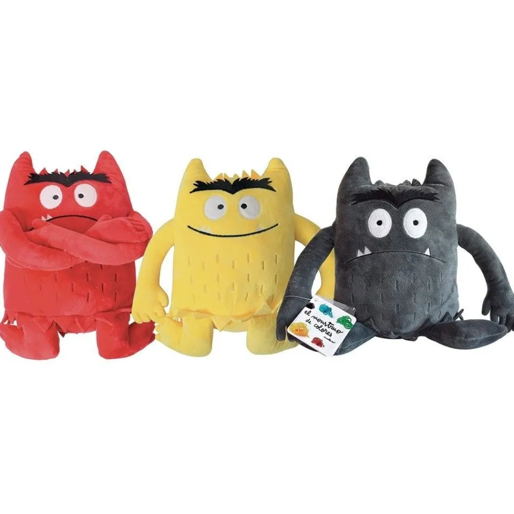 HOPTOYS Habiletés Sociales Et Émotions*La Couleur Des Émotions : Peluche Colere