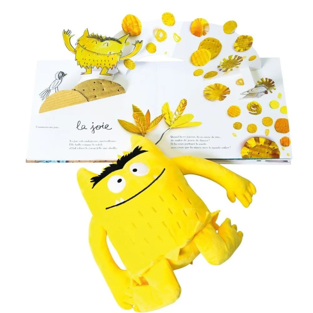 HOPTOYS Expression Des Émotions<La Couleur Des Émotions : Peluche Joie