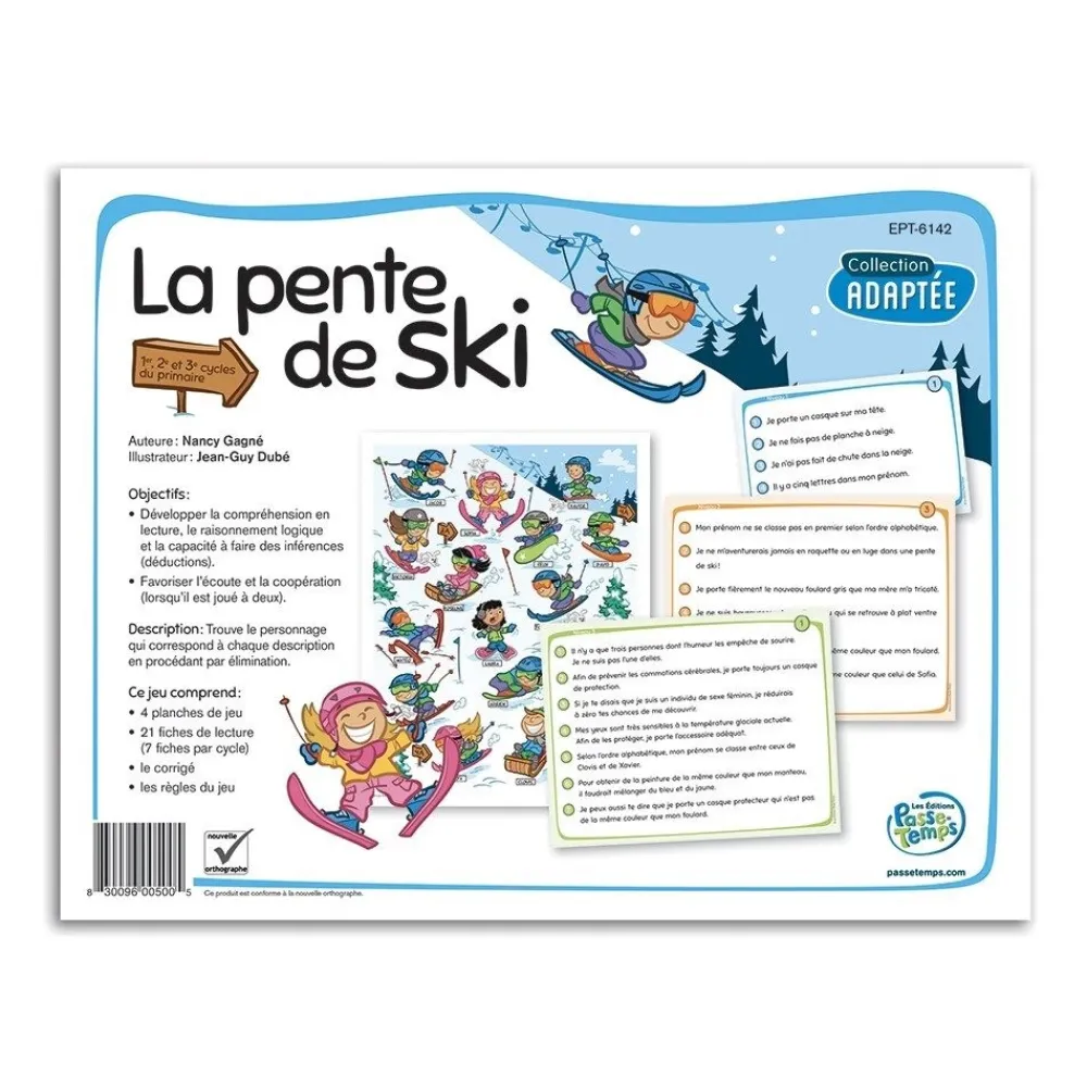 HOPTOYS Dyslexie*La Pente De Ski