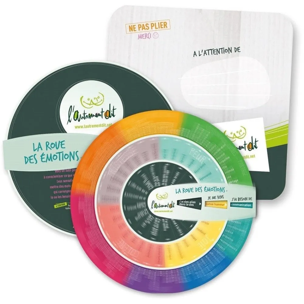 HOPTOYS Habiletés Sociales & Émotions*La Roue Des Émotions Adulte