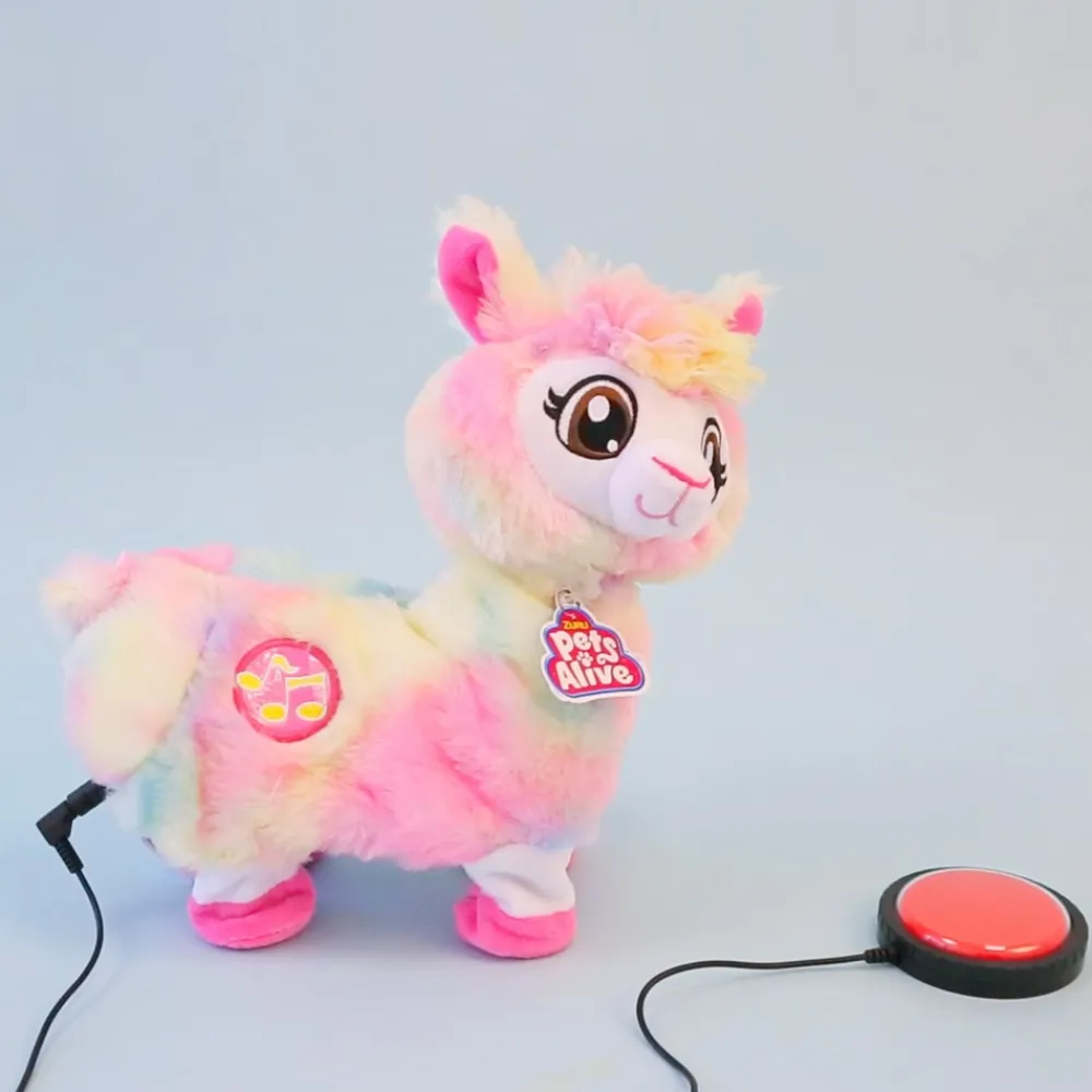 HOPTOYS Jouets Avec Contacteur*Lama Dansant Adapte