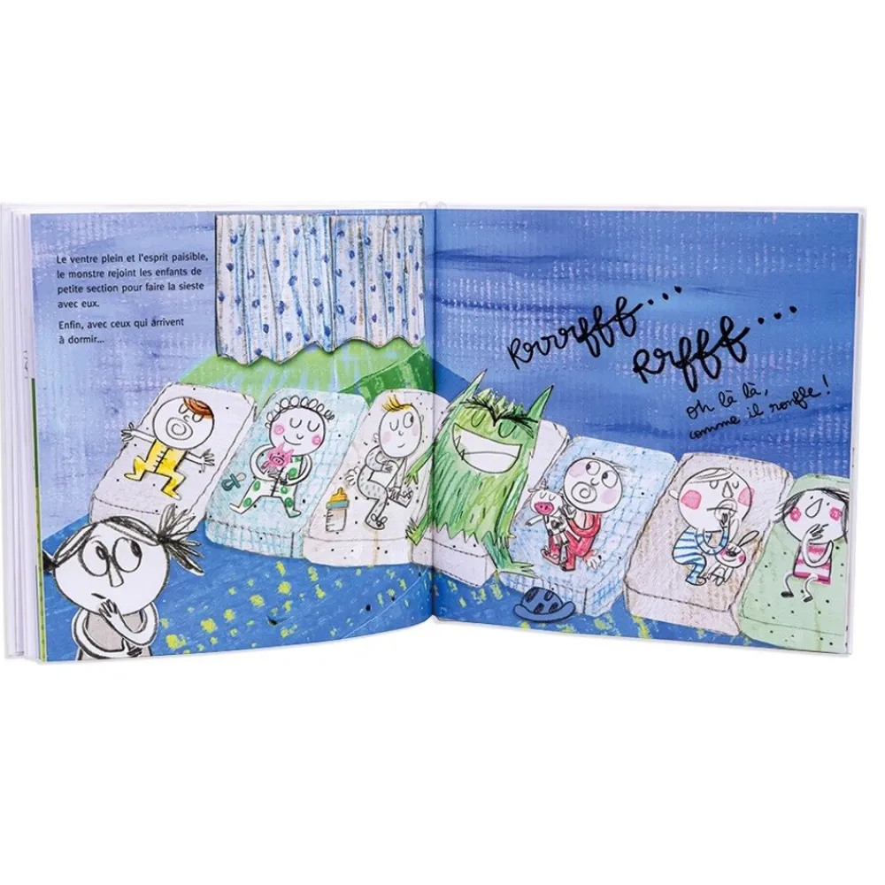 HOPTOYS Intelligence Emotionnelle<Le Monstre Des Couleurs Va A L'Ecole