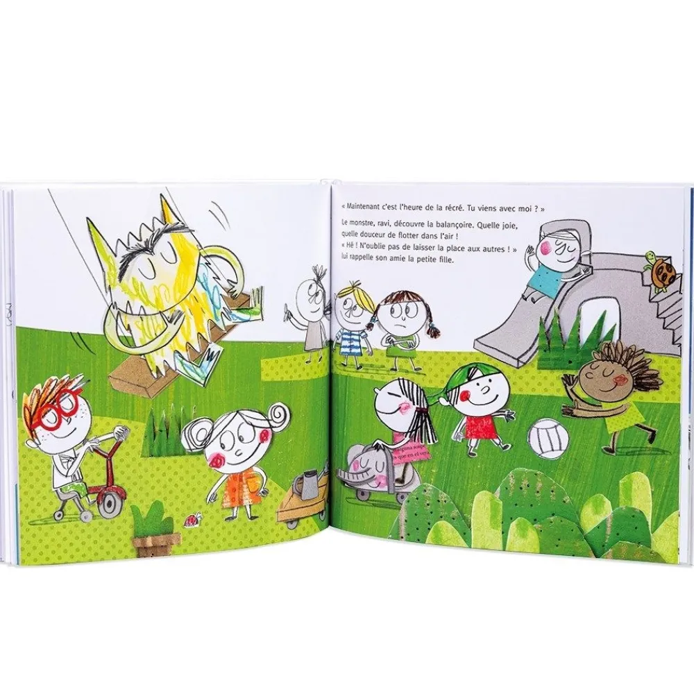 HOPTOYS Habiletés Sociales Et Émotions*Le Monstre Des Couleurs Va A L'Ecole