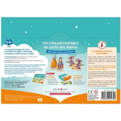 HOPTOYS Jeux Éducatifs*Les Cinq Personnages Du Conte Des Alphas