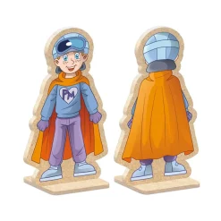 HOPTOYS Jeux Éducatifs*Les Cinq Personnages Du Conte Des Alphas
