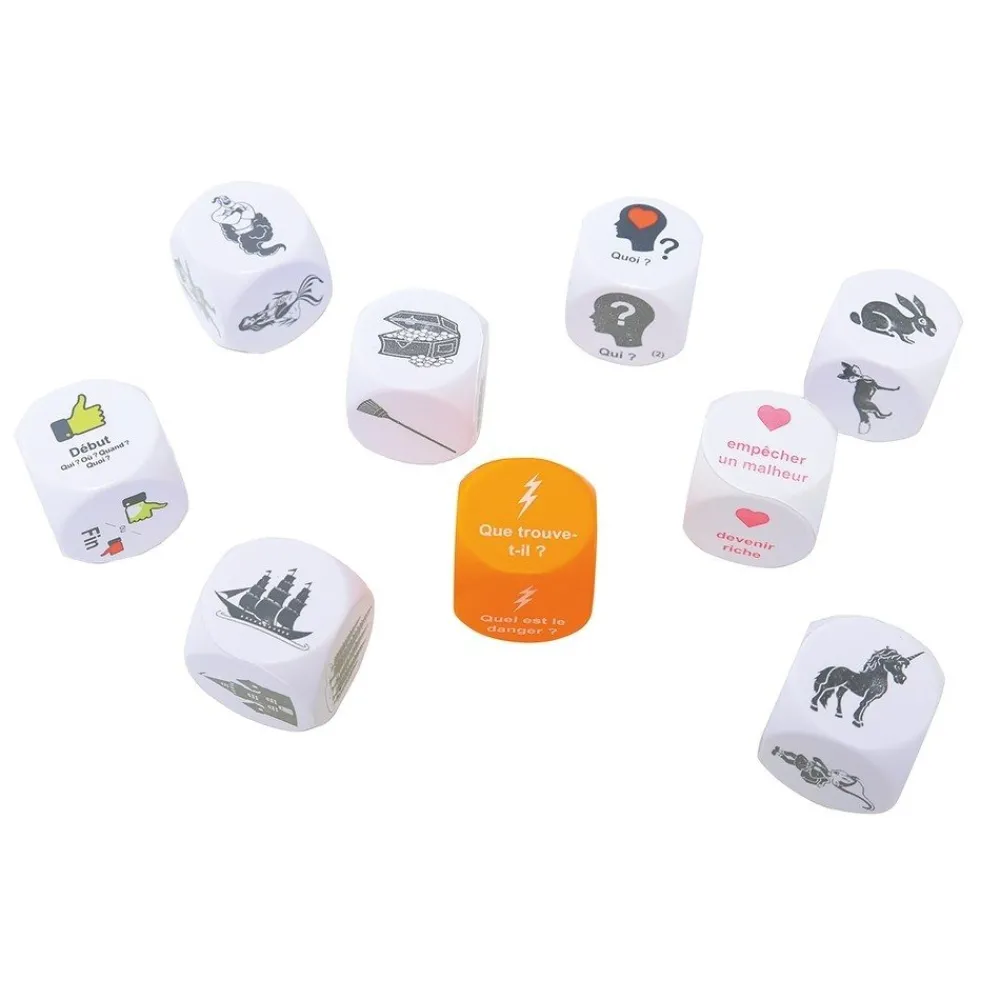 HOPTOYS Lexique, Imagerie, Langage Oral<Les Des A Histoires - Les Contes