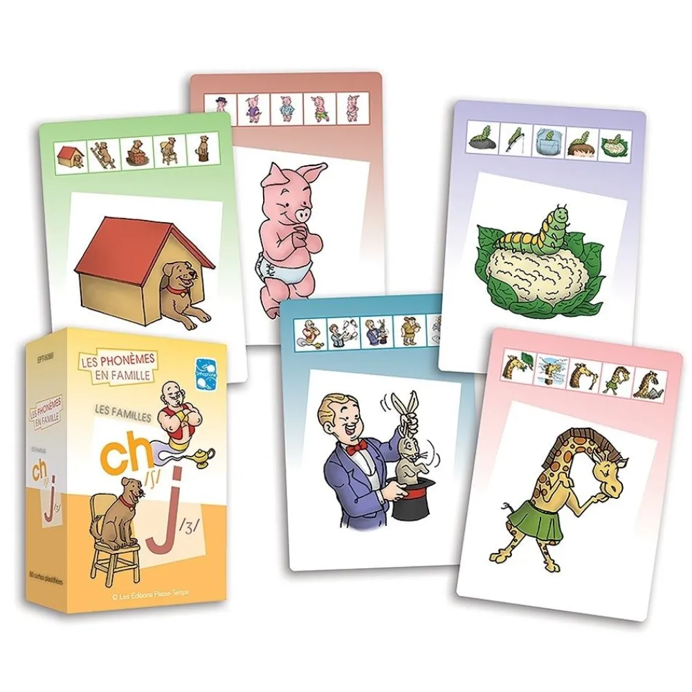 HOPTOYS Lexique, Imagerie, Langage Oral<Les Familles Ch/J/