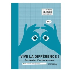 HOPTOYS ReÉducation Cognitive, Troubles Neurologiques<Les P'Tits Cahiers Pour Cogiter – N°7 Vive La Difference