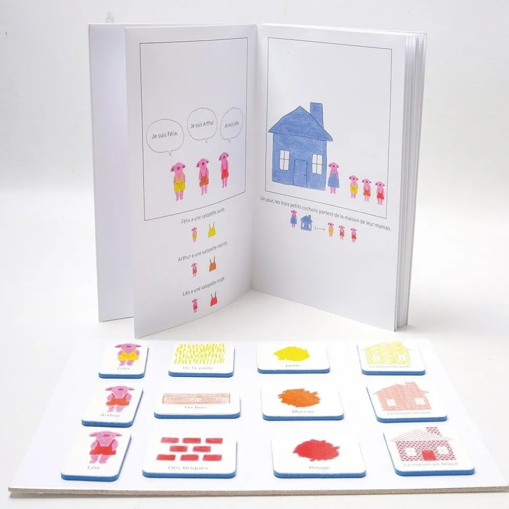 HOPTOYS Jeux Éducatifs*Les Trois Petits Cochons