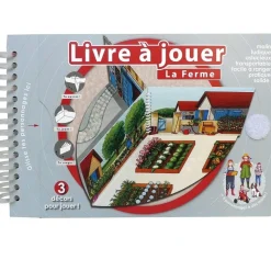 HOPTOYS Aides A L'Apprentissage Pour Une Personne Avec Un Handicap Ou Des Troubles Moteurs*Livre A Jouer La Ferme