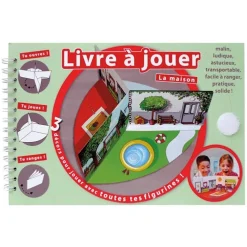 HOPTOYS Jeux Éducatifs*Livre A Jouer La Maison