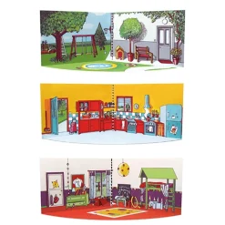 HOPTOYS Premiers Apprentissages<Livre A Jouer La Maison