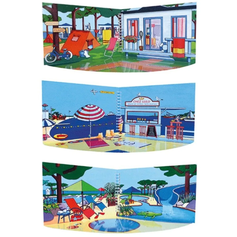 HOPTOYS Premiers Apprentissages<Livre A Jouer Le Camping