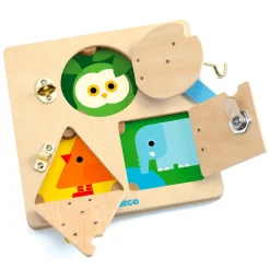 HOPTOYS Motricité Fine<Lockbasic - Jeu De Manipulation A Verrous Metalliques