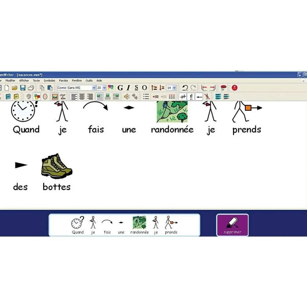 HOPTOYS Communicateurs*Logiciel Symwriter