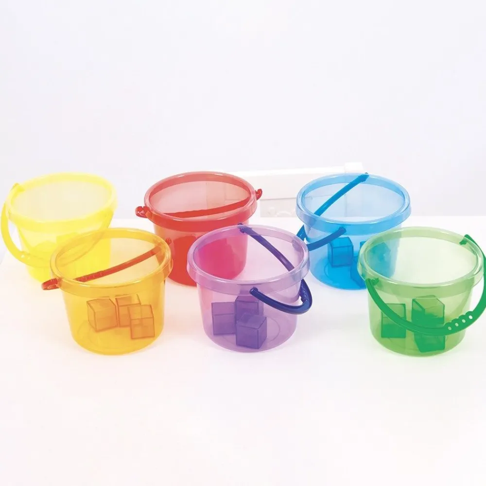 HOPTOYS Eveil & Experimentation Sensoriels<Lot 6 Seaux Colores