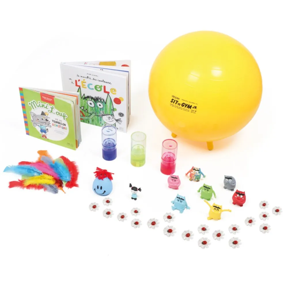 HOPTOYS Émotions & Expressions Faciales*Lot Coin Calme Maternelle