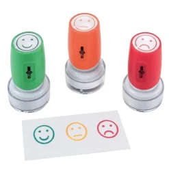 HOPTOYS Émotions & Expressions Faciales*Lot De 3 Tampons Humeurs