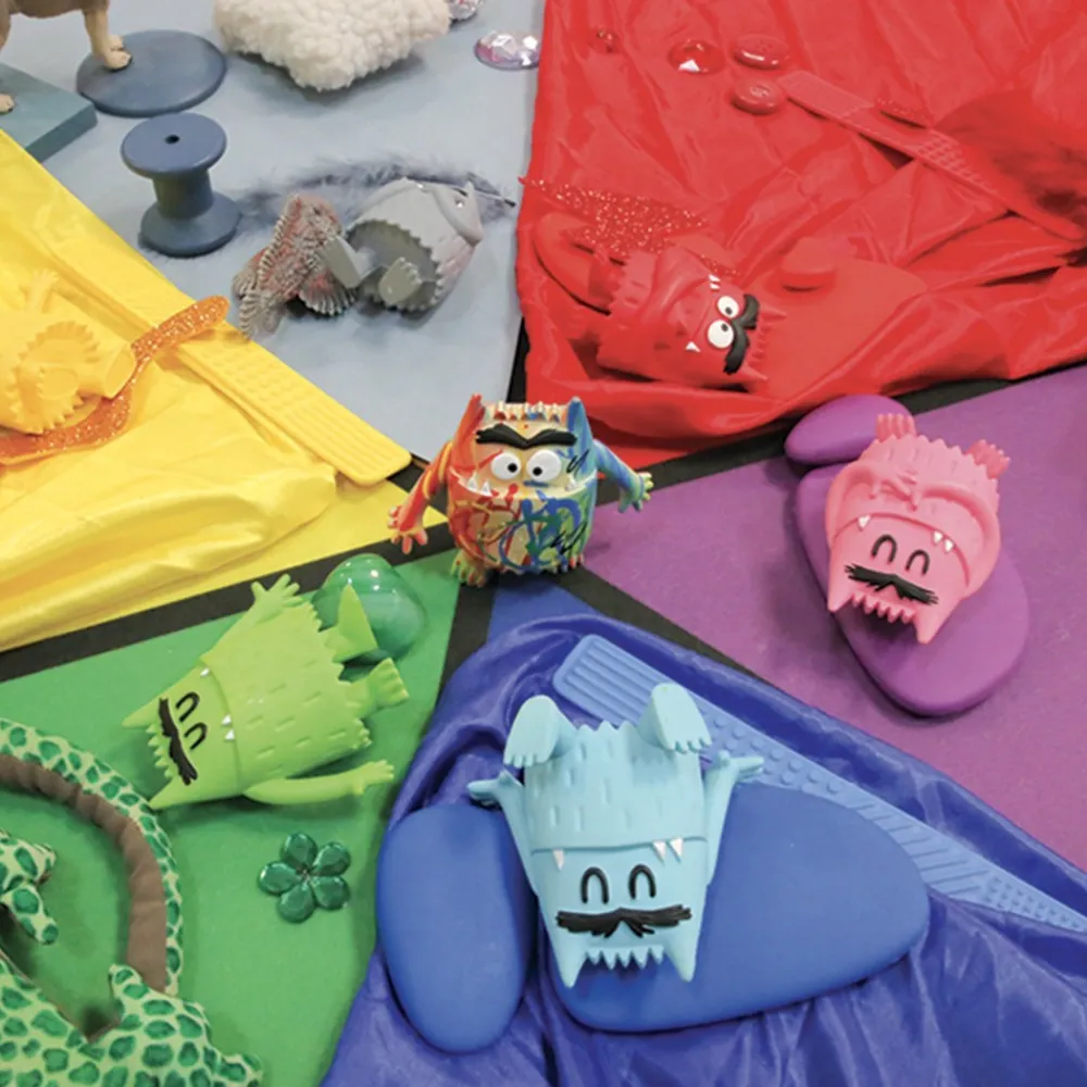 HOPTOYS Habiletés Sociales & Émotions*Lot Figurines La Couleur Des Émotions