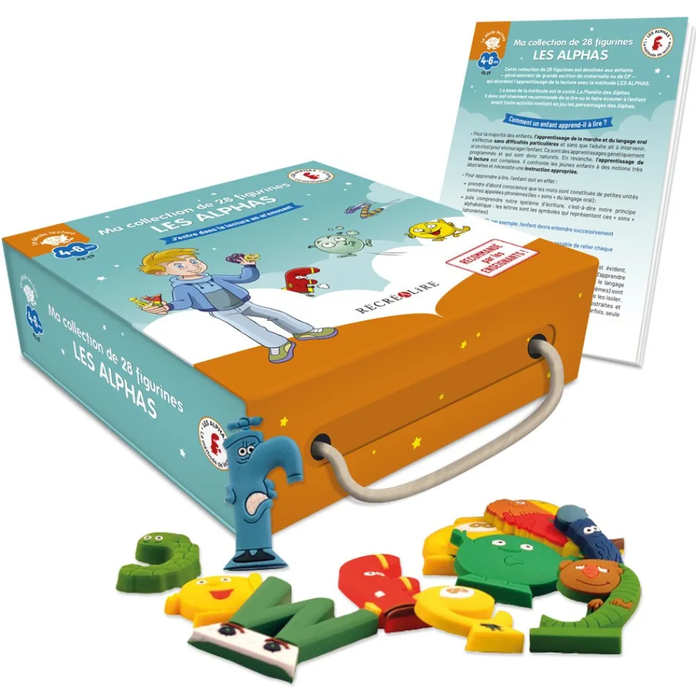 HOPTOYS Jeux Éducatifs*Ma Collection De 28 Figurines Les Alphas