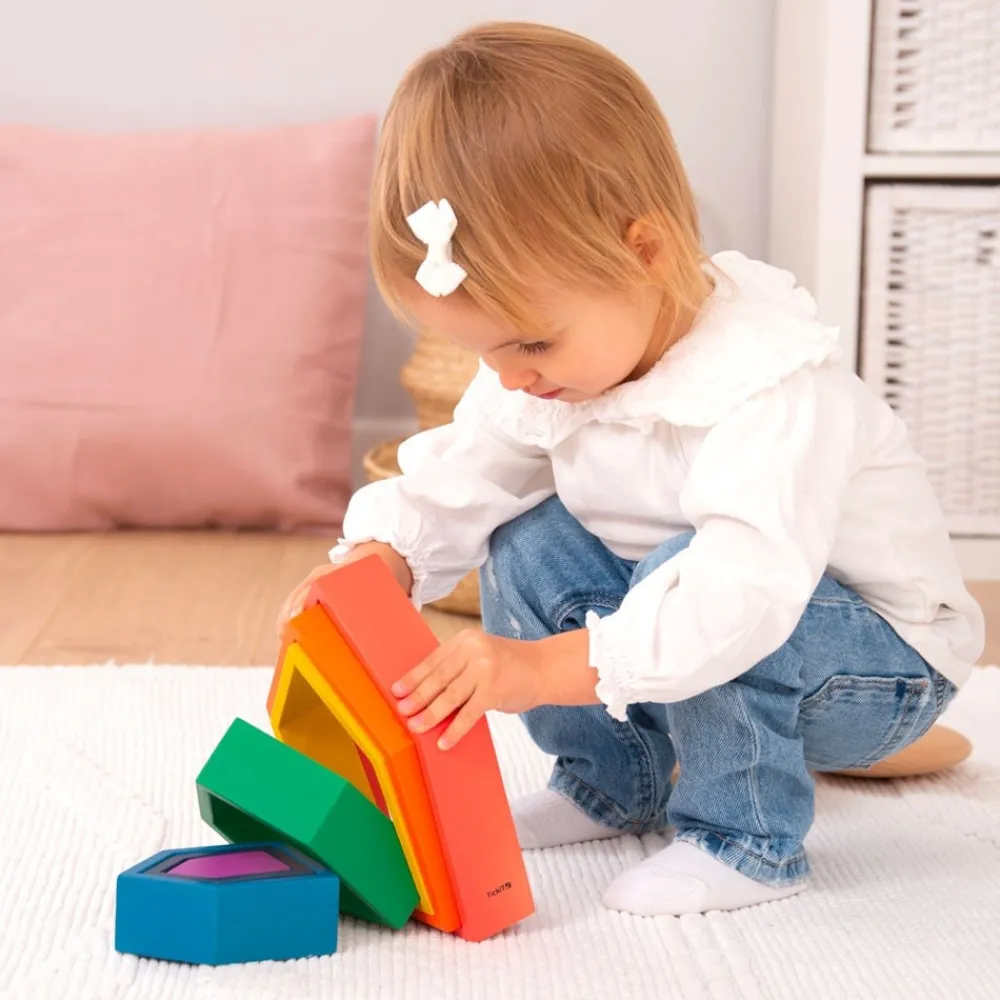 HOPTOYS Jeux De Construction*Maisons Arc-En-Ciel